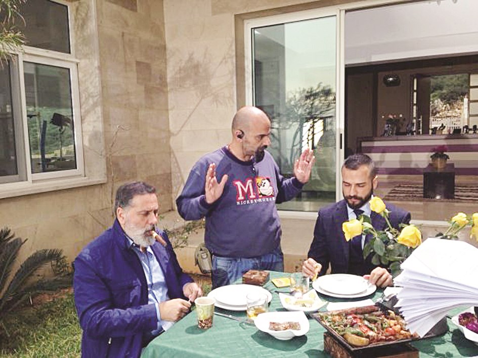 حنا خلال تصوير «سولو الليل الحزين»