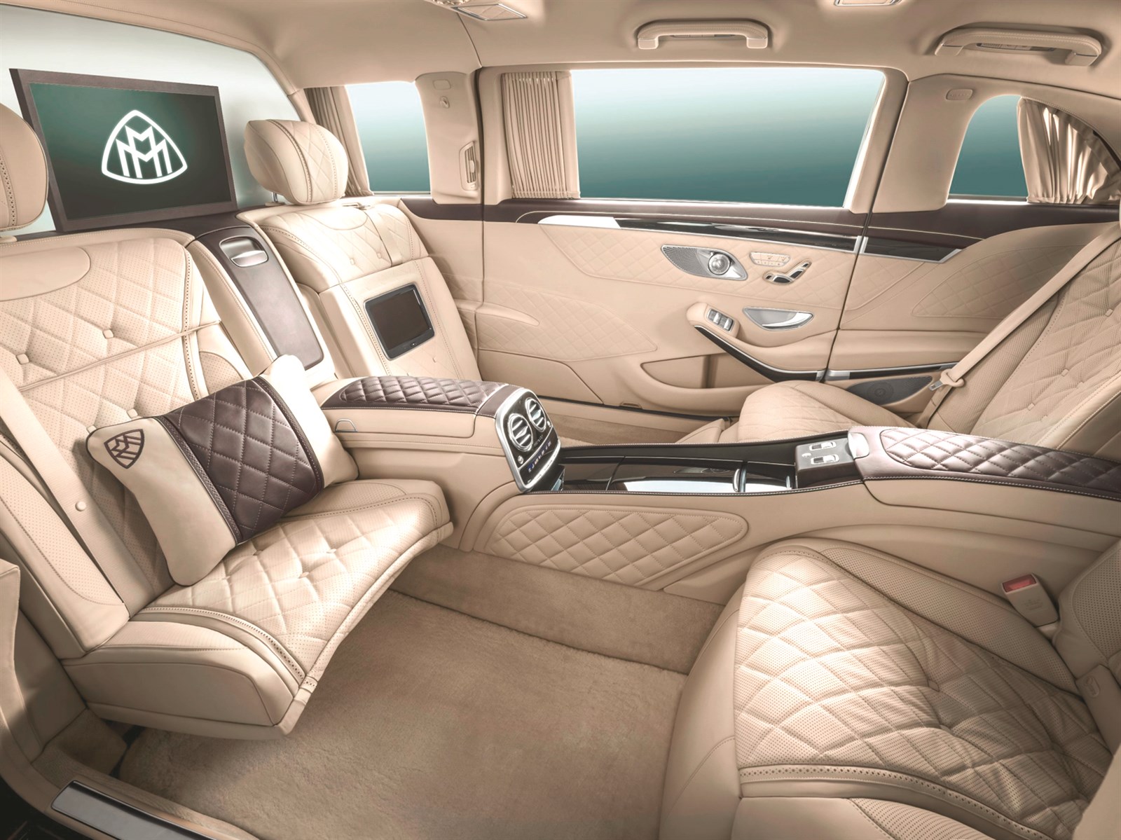 مقصورة واسعة ومريحة