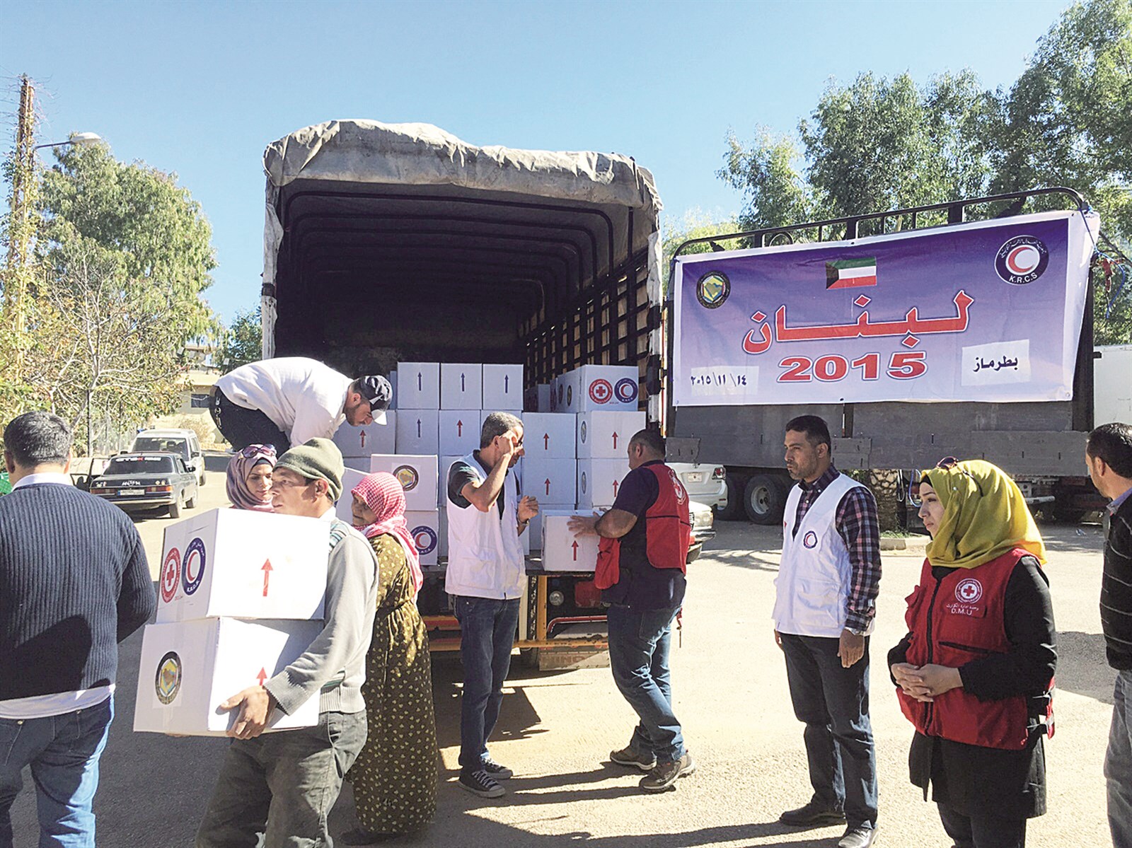 u062cu0627u0646u0628 u0645u0646 u0645u0633u0627u0639u062fu0627u062a u0627u0644u0623u0633u0631 u0627u0644u0633u0648u0631u064au0629 u0634u0645u0627u0644 u0644u0628u0646u0627u0646