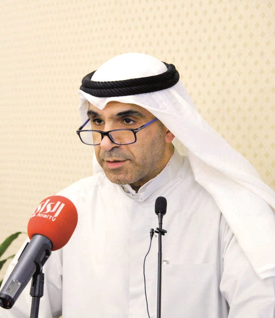 ناصر الصبيح يتحدث في الحفل