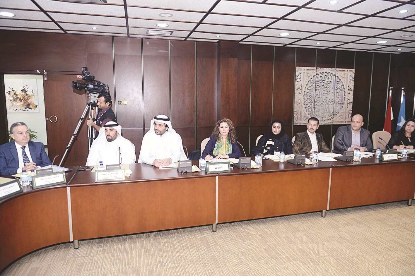 u062cu0627u0646u0628 u0645u0646 u0627u0644u0645u0624u062au0645u0631 u0627u0644u0635u062du0627u0641u064a (u062au0635u0648u064au0631 u0623u0633u0639u062f u0639u0628u062fu0627u0644u0644u0647 )