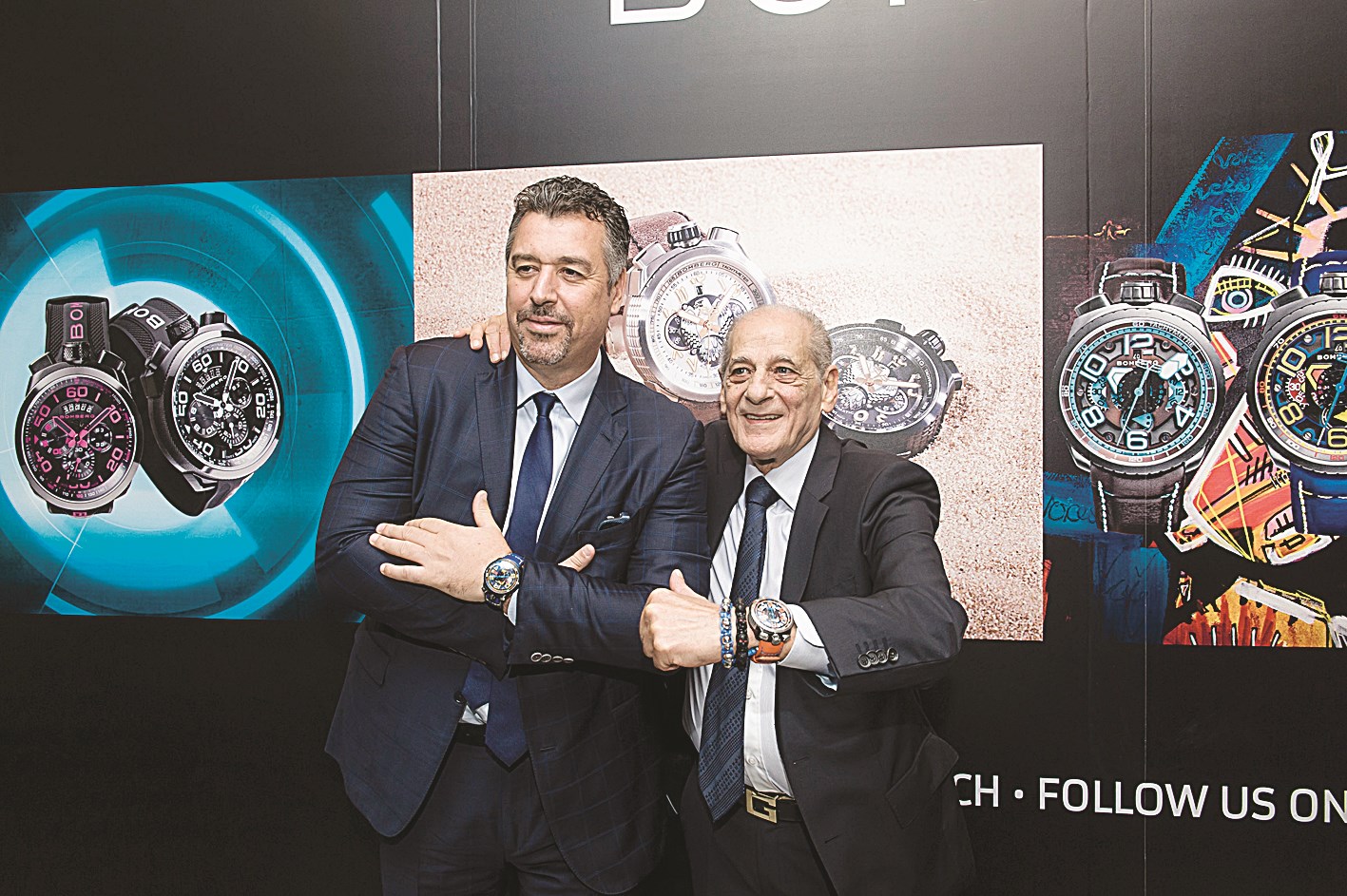 دي لا كروا وجاك تيديشي في الحفل