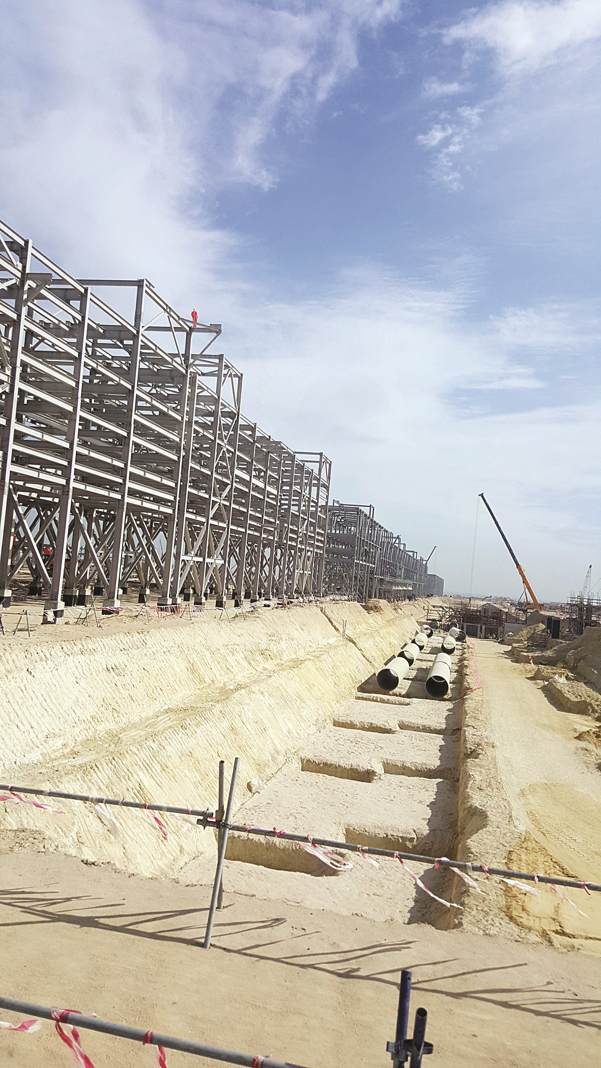 أعمال إنشائية ضخمة في «الوقود البيئي»