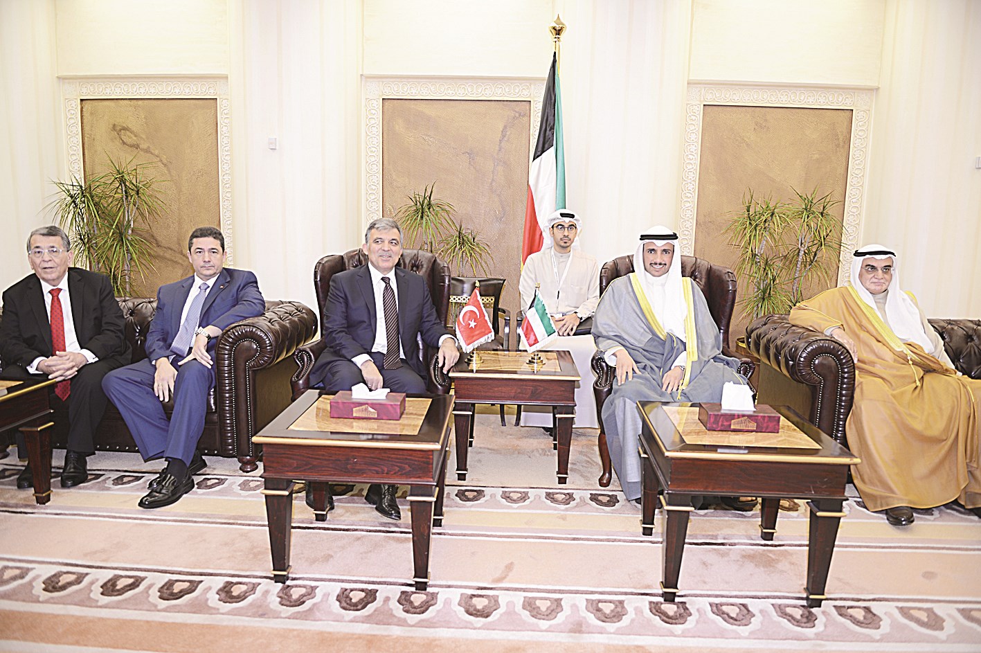 الغانم والرئيس التركي السابق