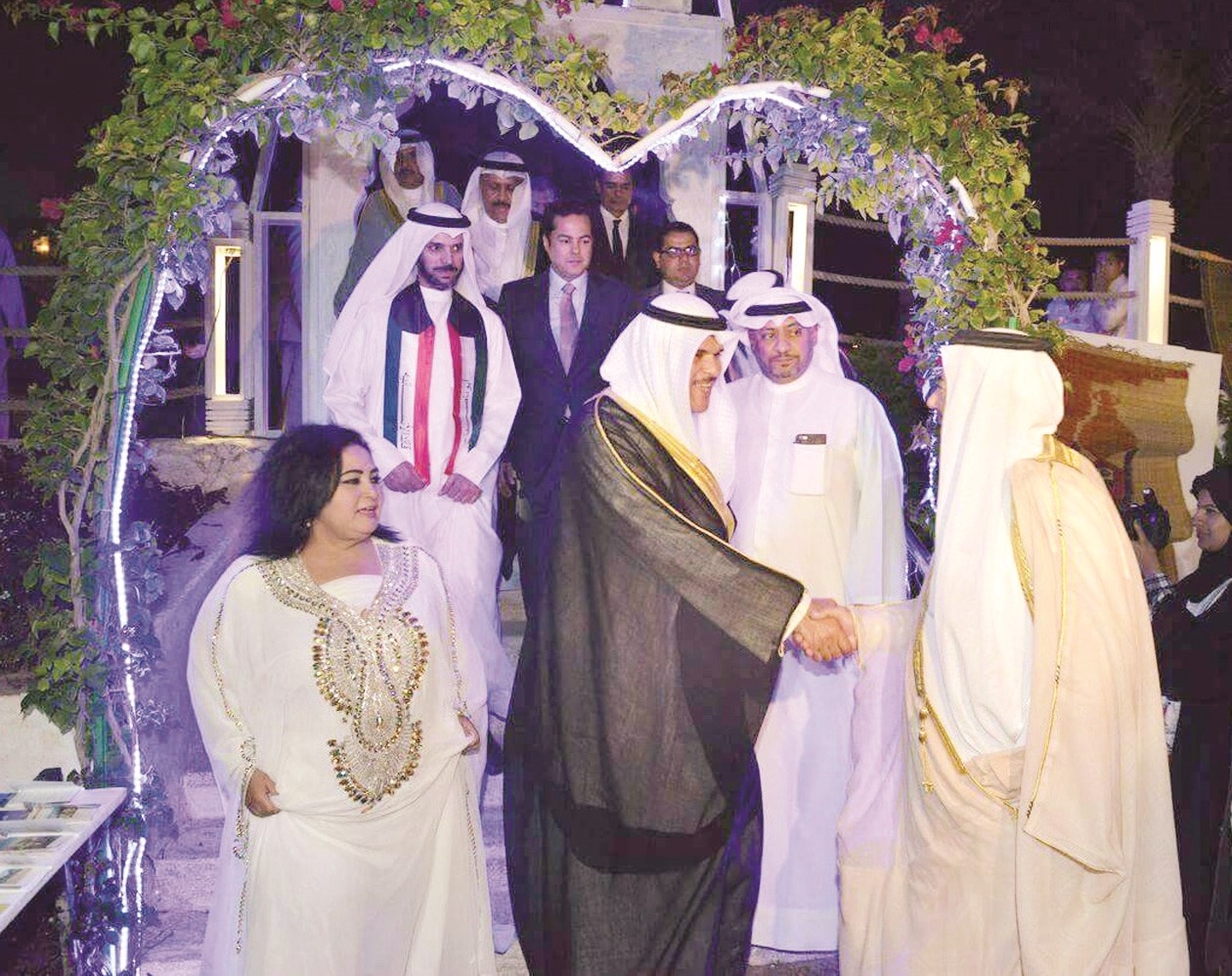 ... وخلال افتتاح المعرض التراثي في مدينة شرم الشيخ