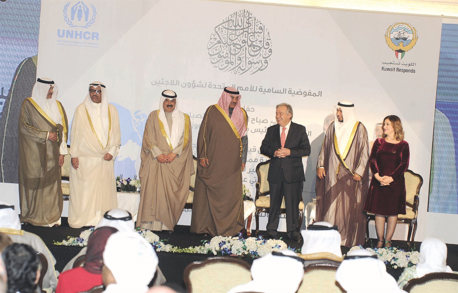 الخالد متوسطاً حمدان والمعتوق وغوتيريس والجارالله والمباركي والعجران