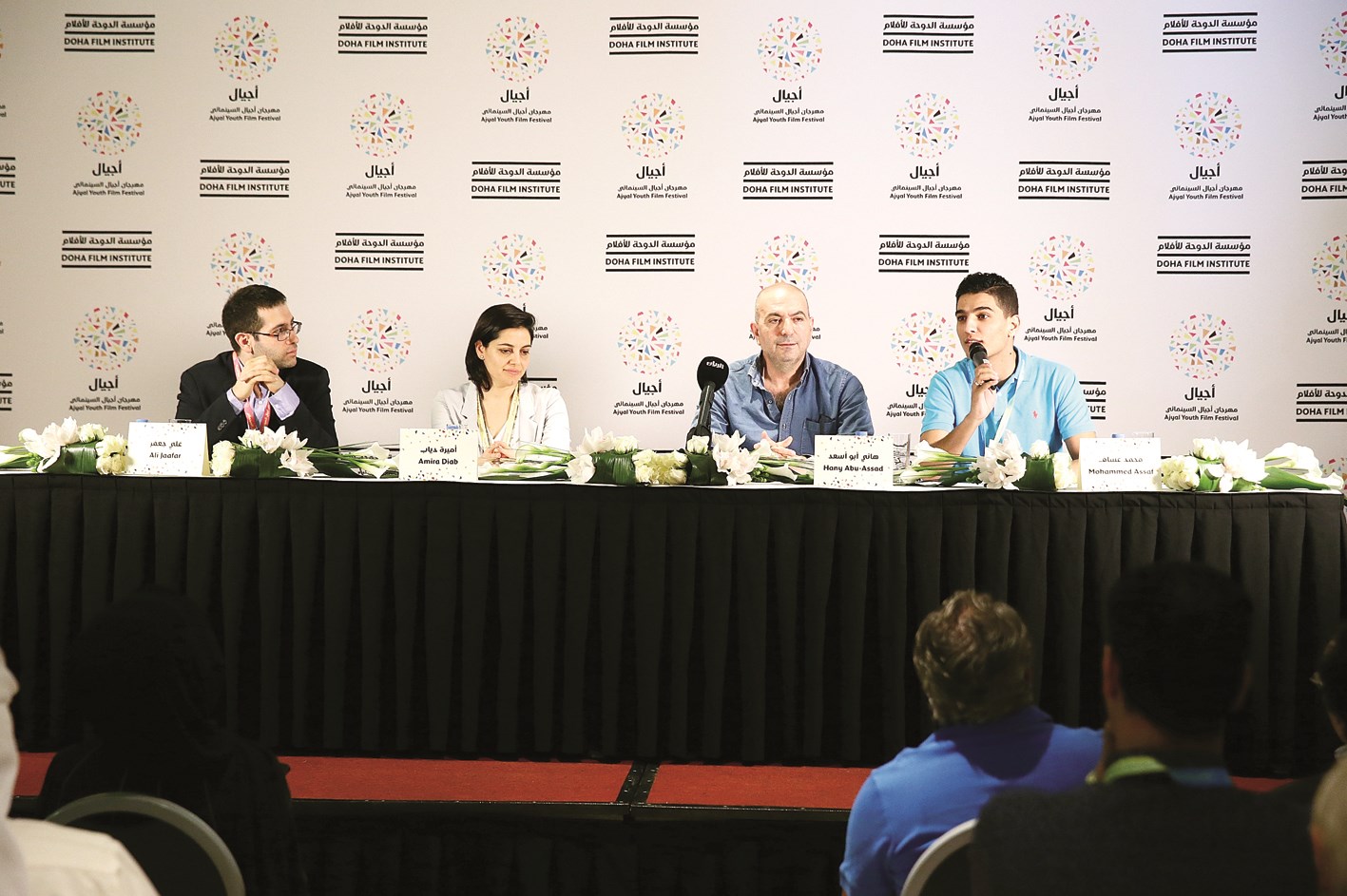 هاني أبو أسعد في المؤتمر الصحافي