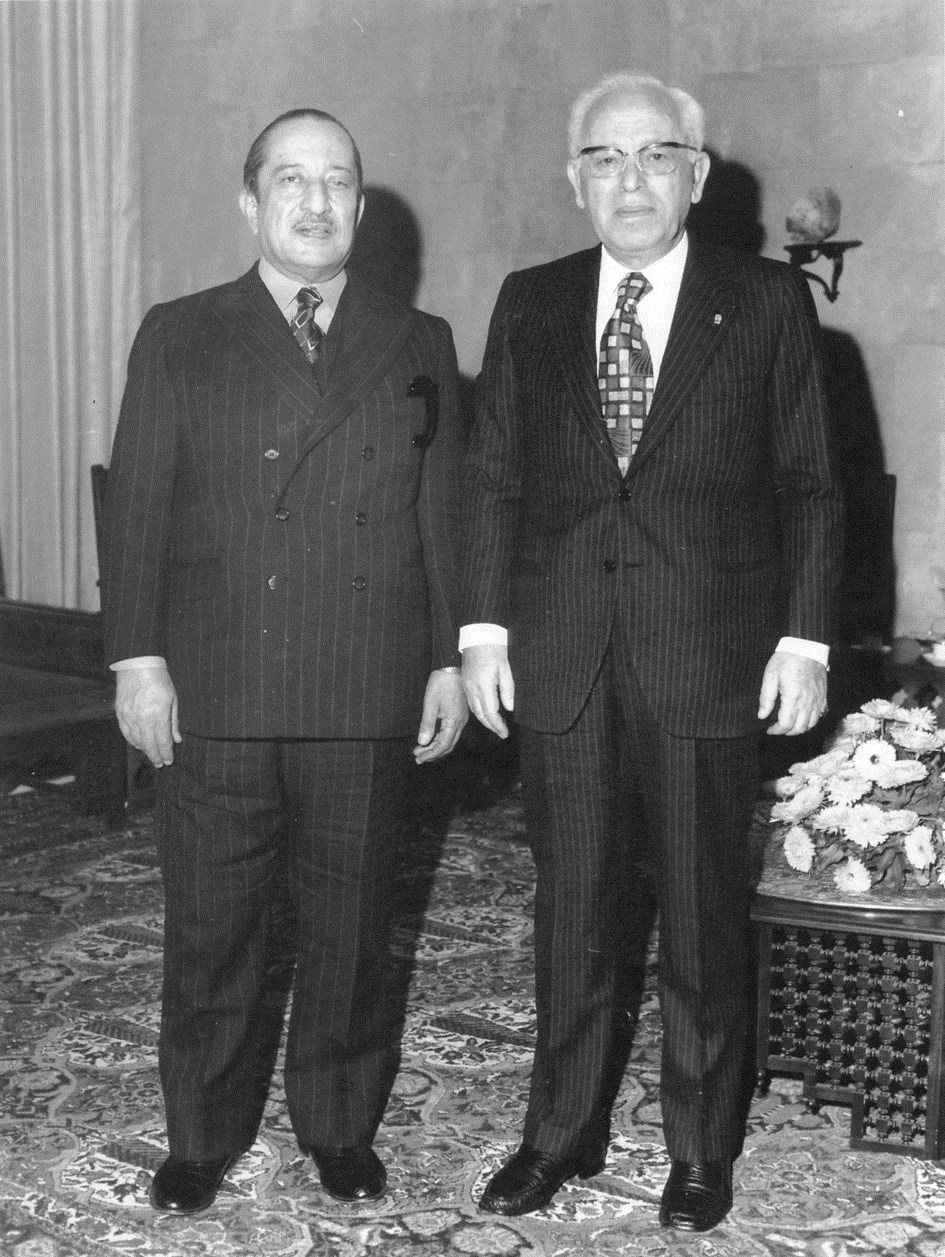 مع الرئيس اللبناني سليمان فرنجية