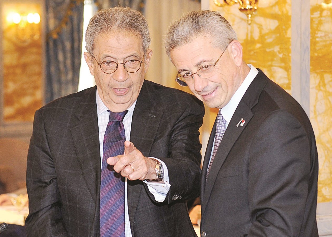 عمرو موسى والبرغوثي