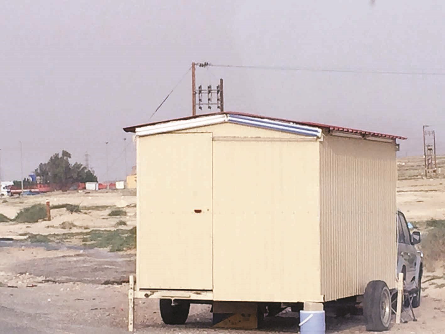 شبرة متنقلة استقرت على طريق المطلاع