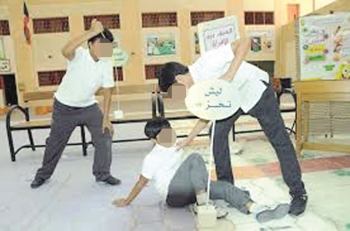 حملات توعوية في المدارس لمناهضة العنف والمشاجرات