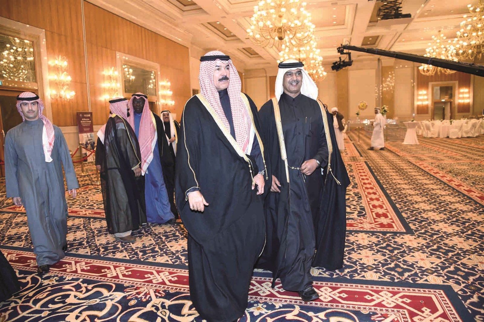 محمد الخالد والسفير القطري