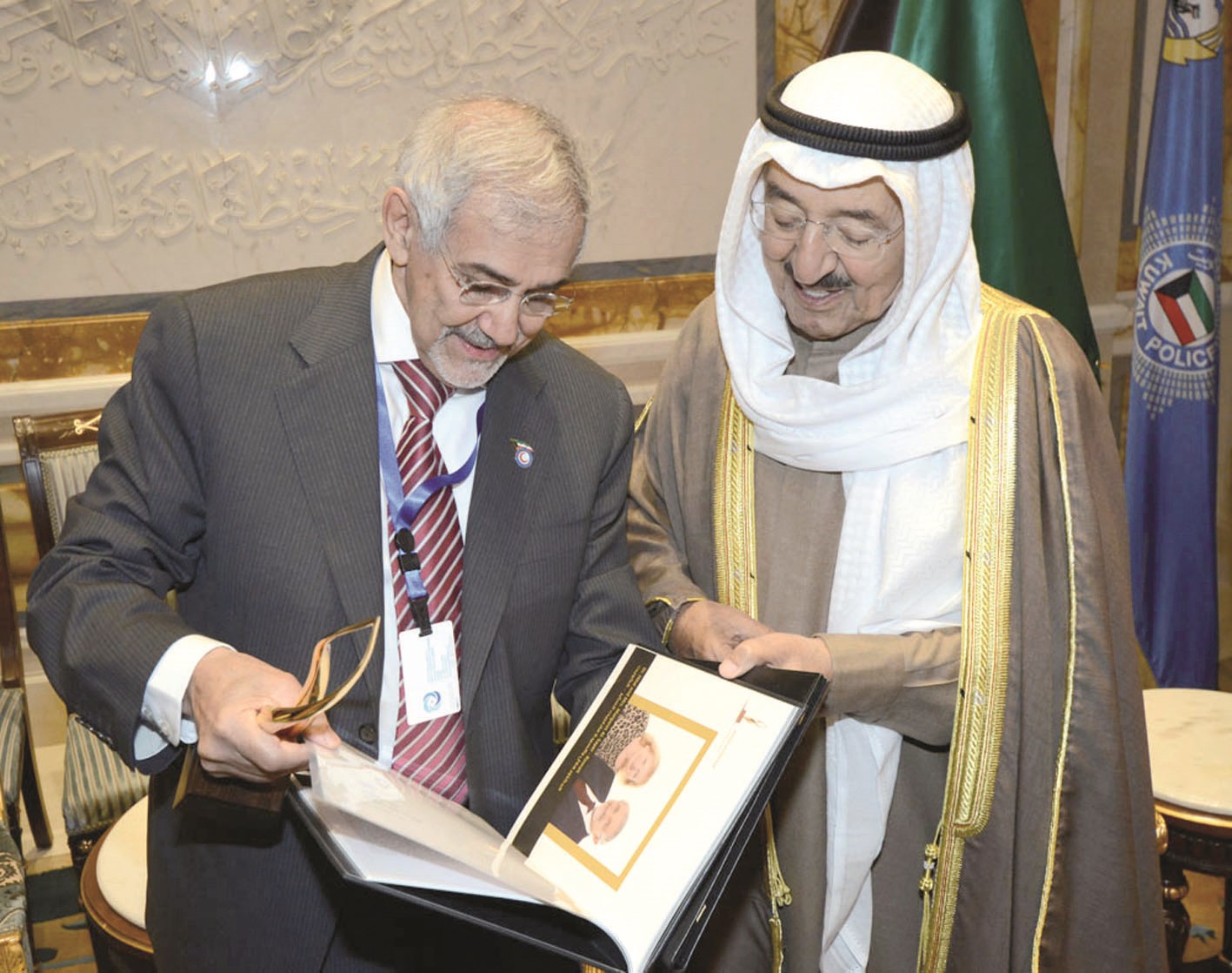 سمو الأمير يطلع من الساير على الجائزة