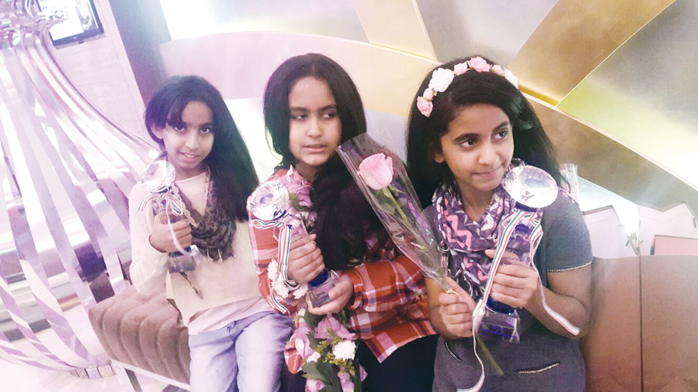 الفائقات ريتاج وطيف وهاجر السندان