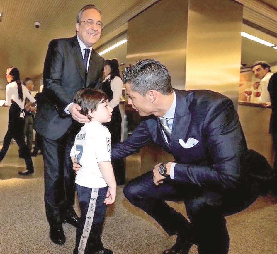 u0631u0648u0646u0627u0644u062fu0648 u0644u062fu0649 u0627u0633u062au0642u0628u0627u0644 u0627u0644u0637u0641u0644 u0627u0644u0644u0628u0646u0627u0646u064a u062du064au062fu0631 u0641u064a u0645u0642u0631 u0646u0627u062fu064a u0631u064au0627u0644 u0645u062fu0631u064au062f