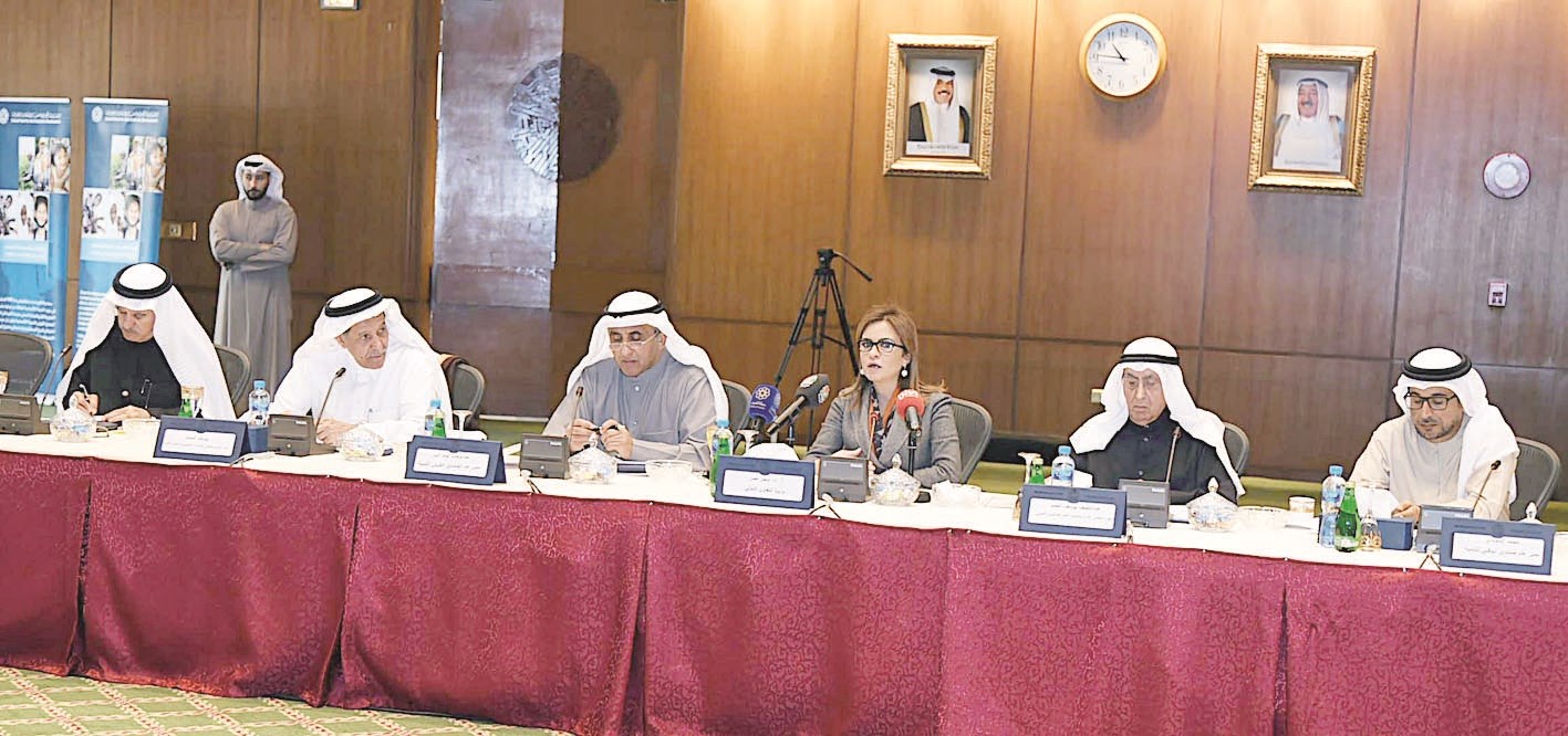 البدر ونصر خلال الاجتماع (تصوير طارق عزالدين)