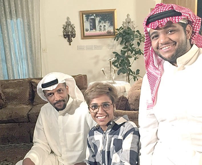 خالد المظفر ونورا العميري وسلطان الفرج وابتسامة لـ «الراي»