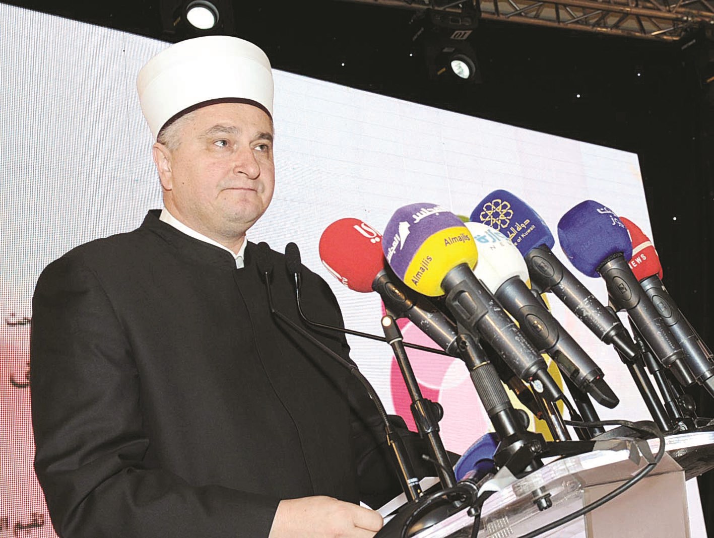 مفتي أوكرانيا يلقي كلمة الضيوف