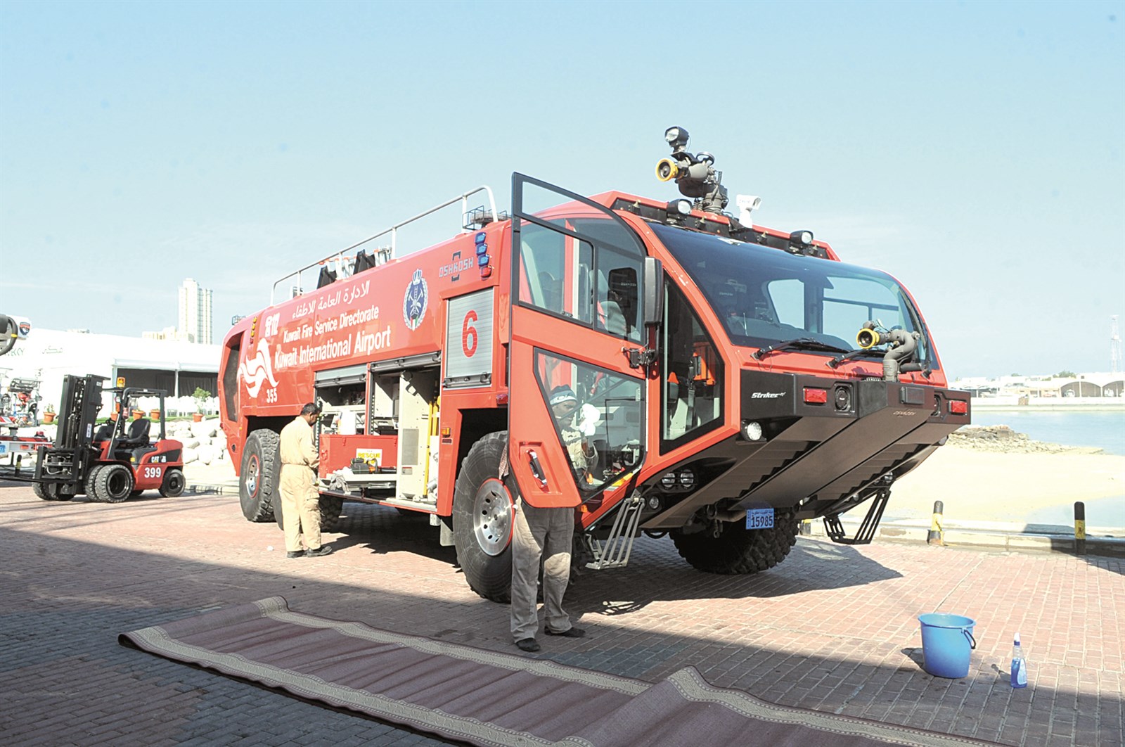 إحدى الآليات الجديدة التي دخلت الخدمة