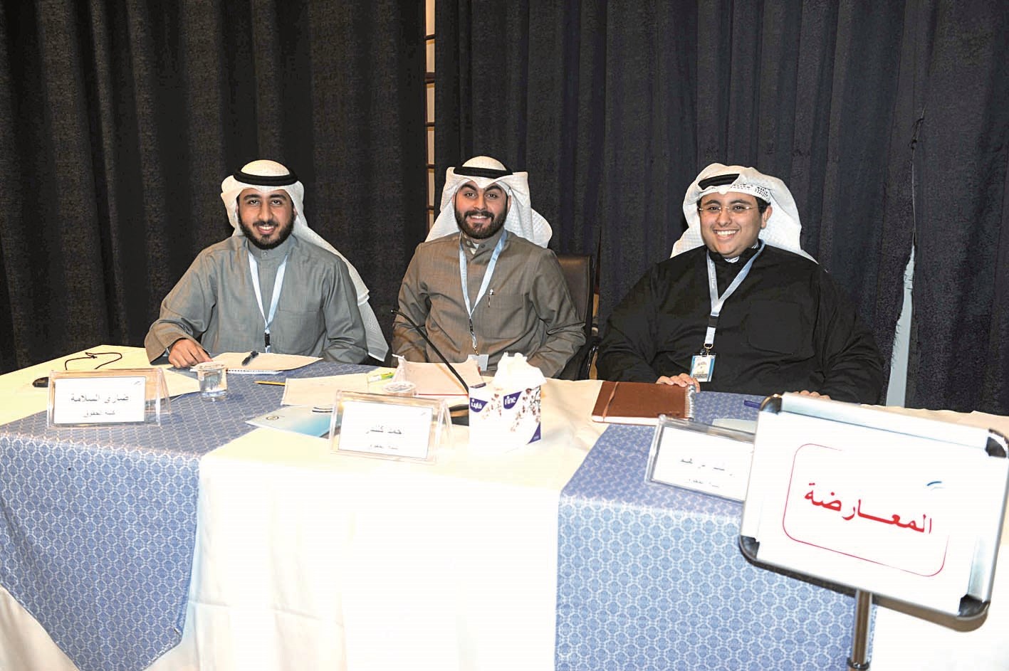 فريق الطلاب الفائز (تصوير زكريا عطية)