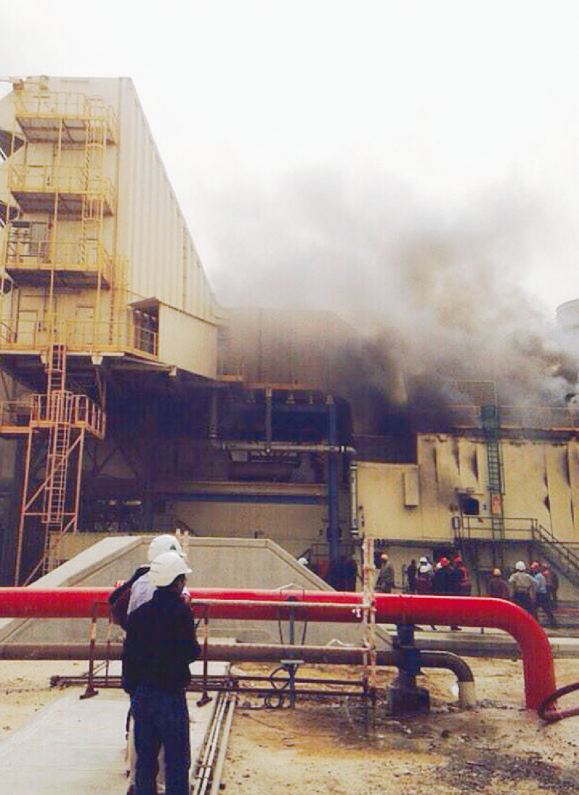 حريق في محطة الزور الجنوبية