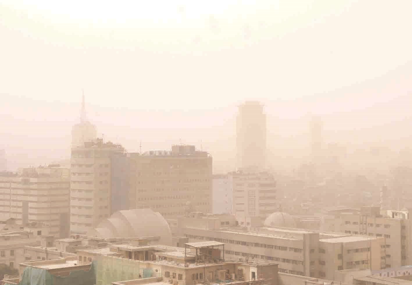 الغبار حجب الرؤية