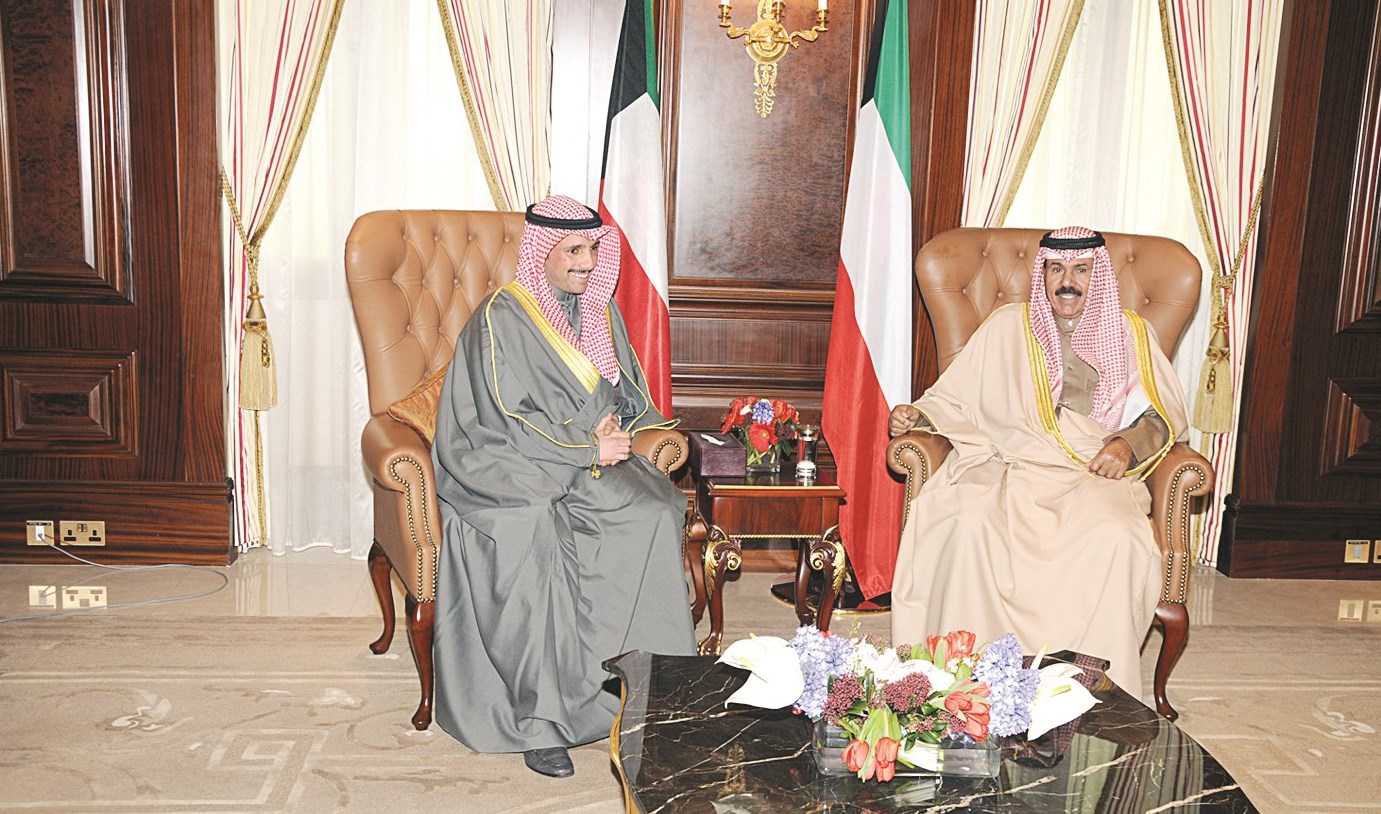 سمو ولي العهد مستقبلاً الغانم