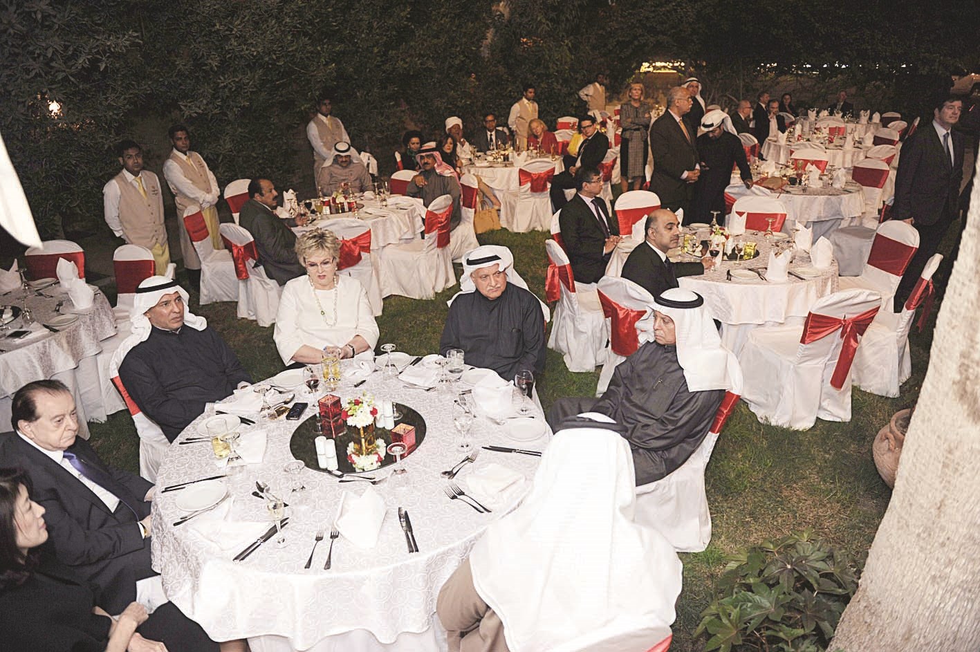 جانب من الحضور في الحفل