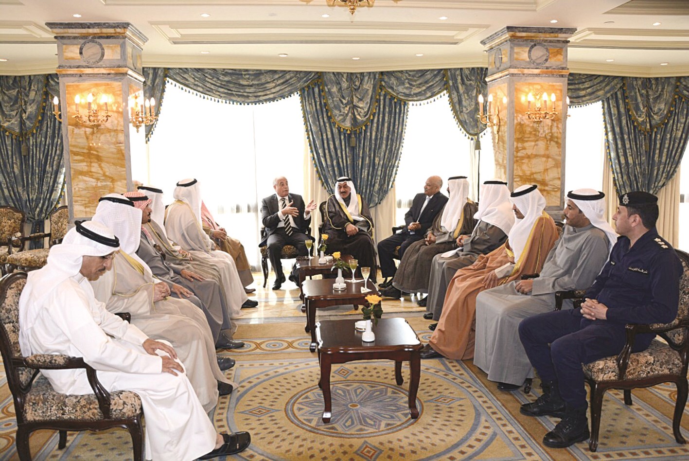 محافظ الجهراء مستقبلاً فودة والوفد المرافق