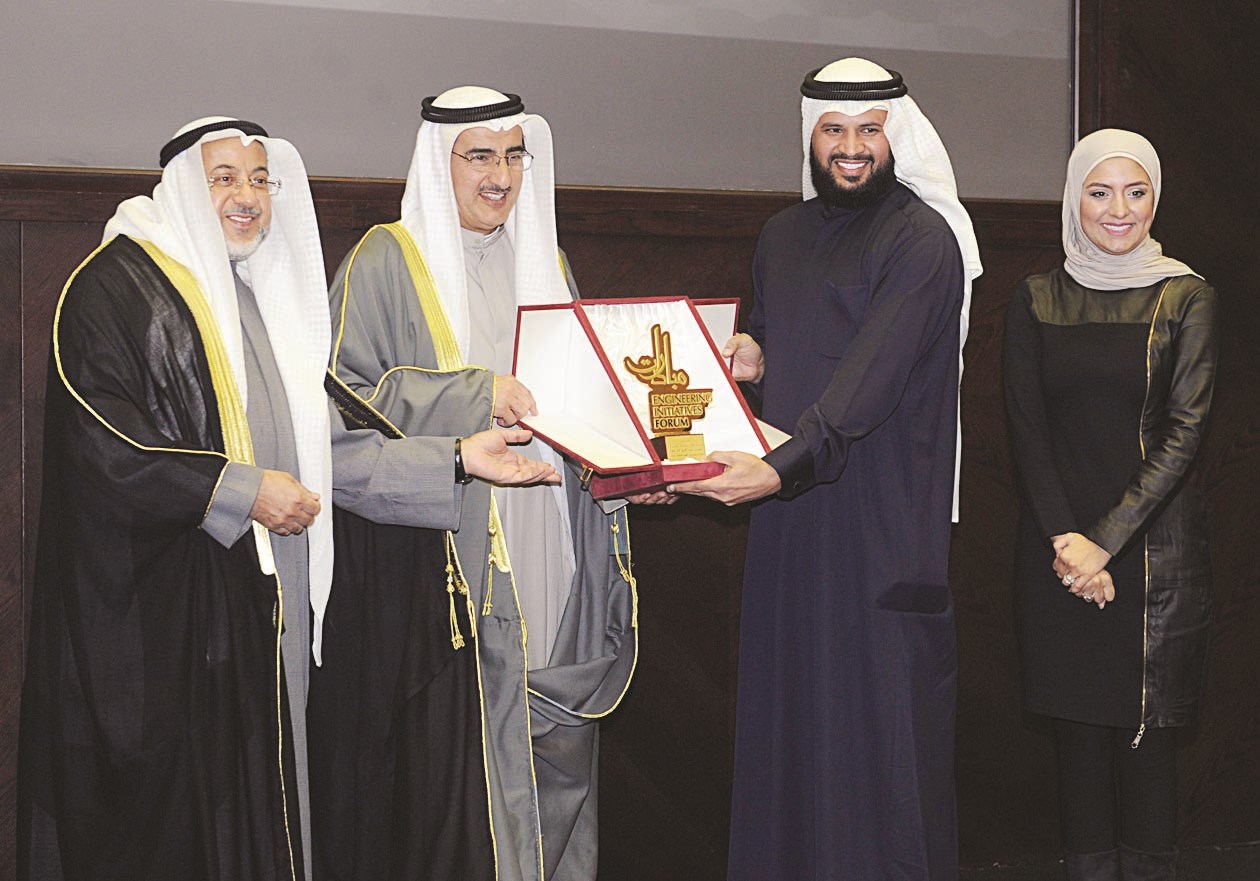 منتدى المبادرات مكرماً الإبراهيم(تصوير زكريا عطية)