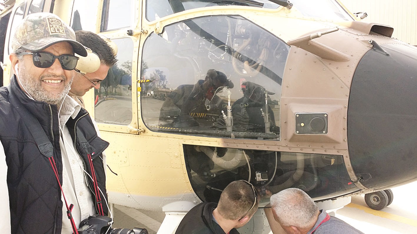 فريق الرحلة قبل الإقلاع