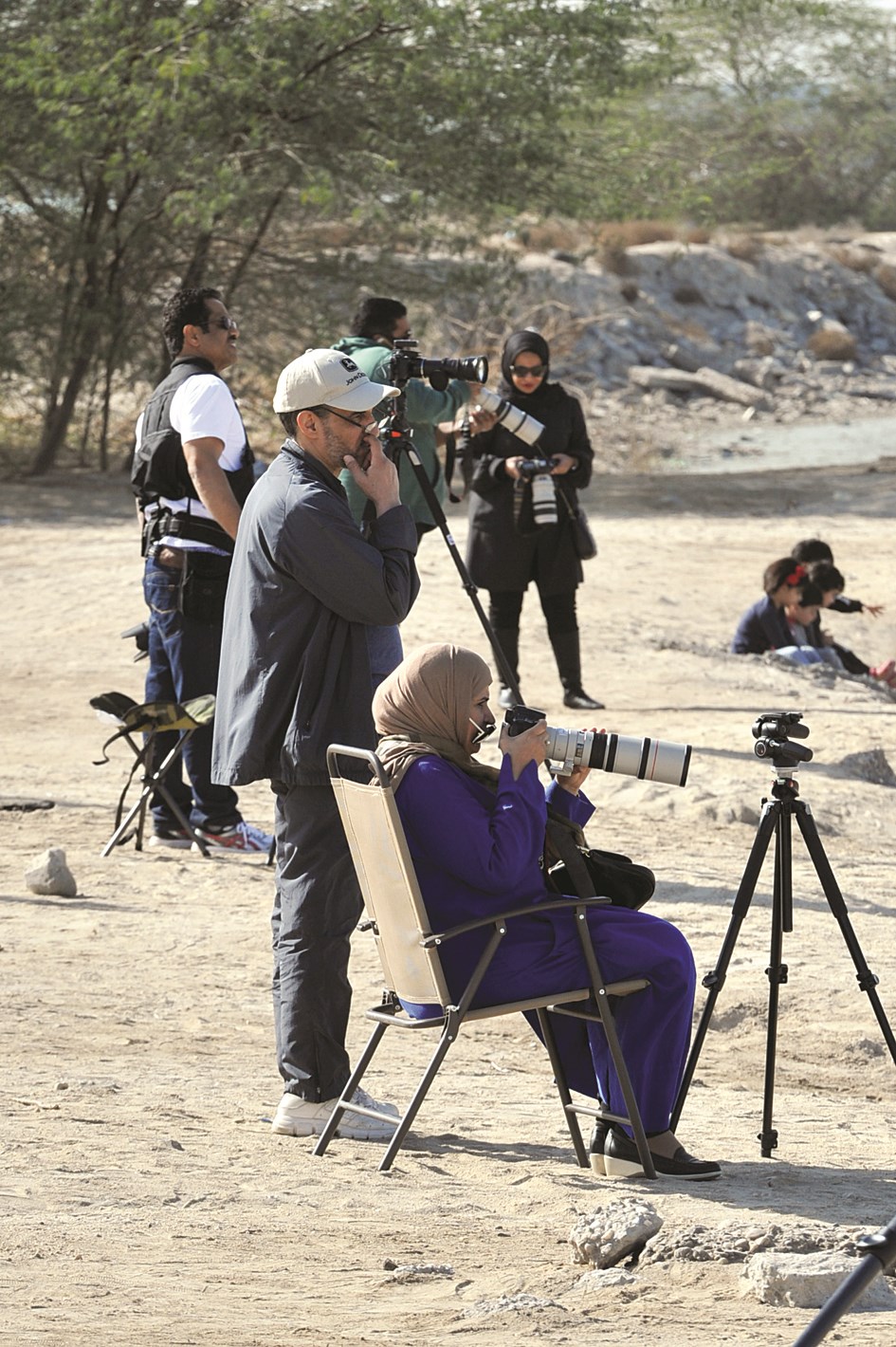 تركيز لرصد الطيور بدقة