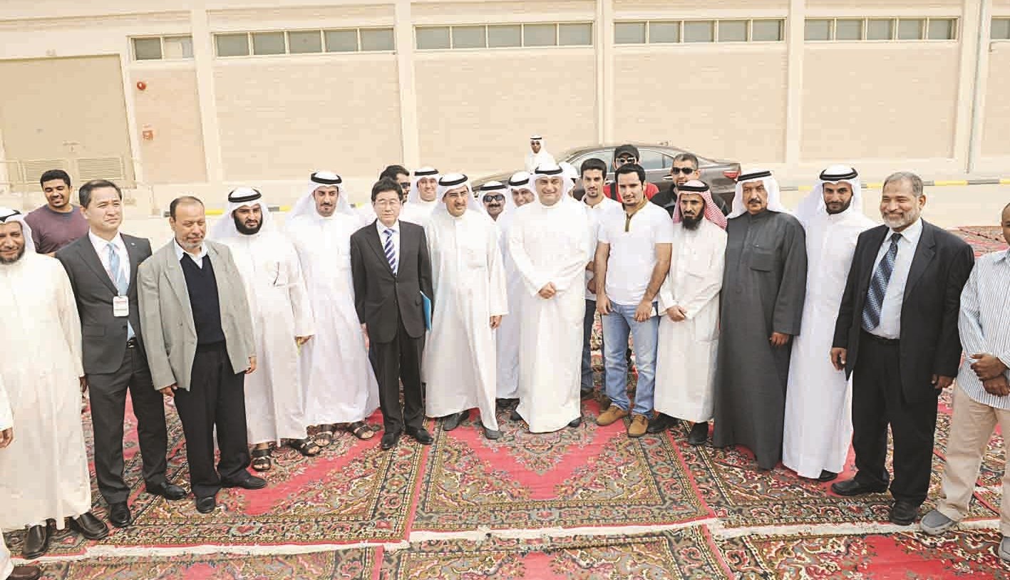 المشاركون في حفل الافتتاح        (تصوير جلال معوض)