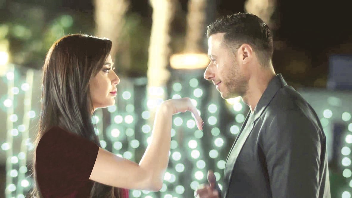 سيرين عبدالنور وأحمد السعدني في مشهد من فيلم «سوء تفاهم»