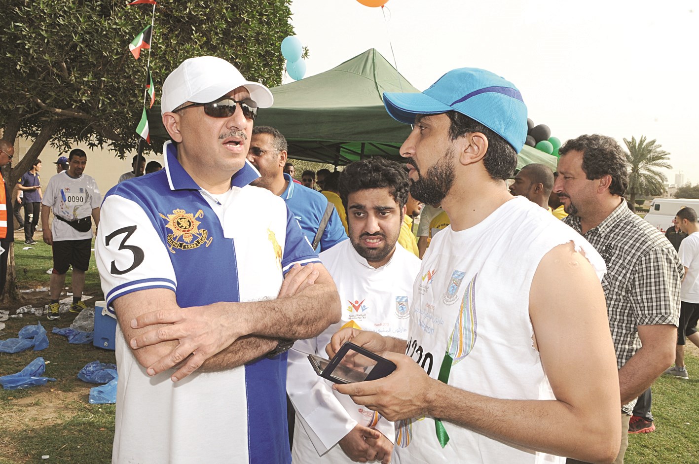 الهزيم متحدثاً للزميل غانم السليماني