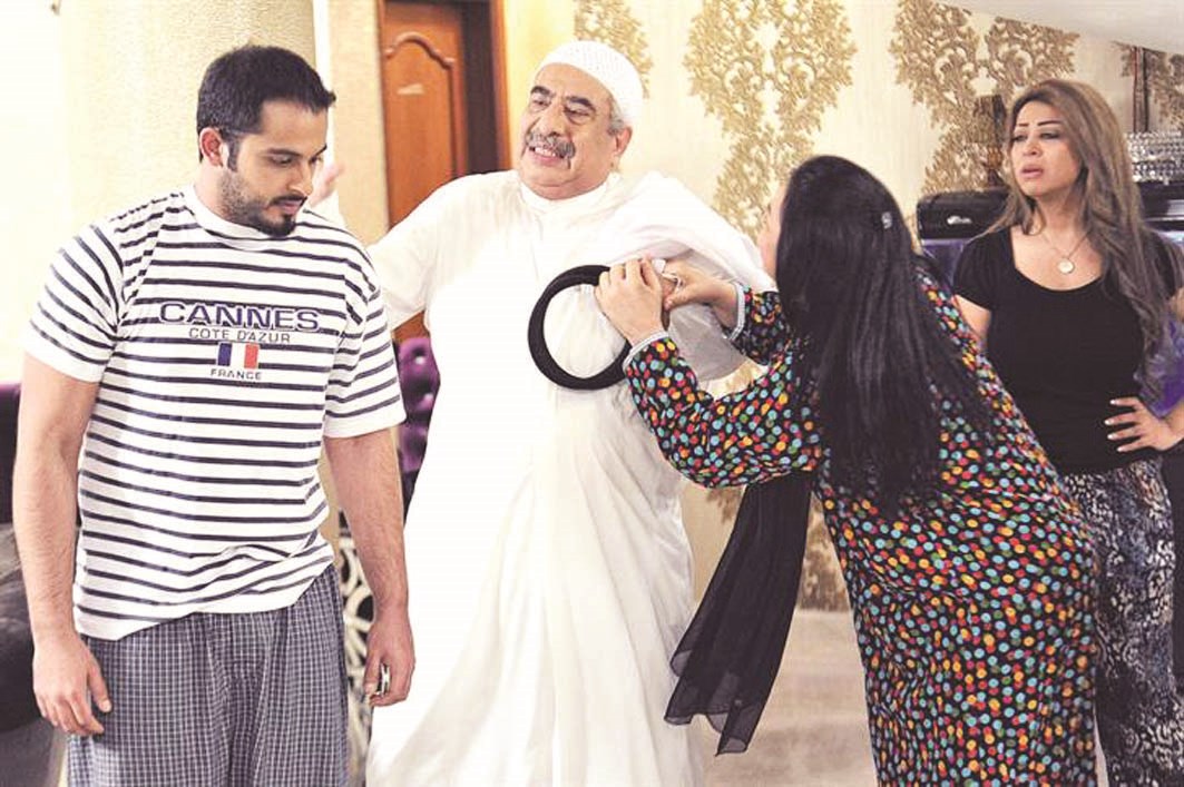 في مشهد من مسلسل «بقايا ألم»