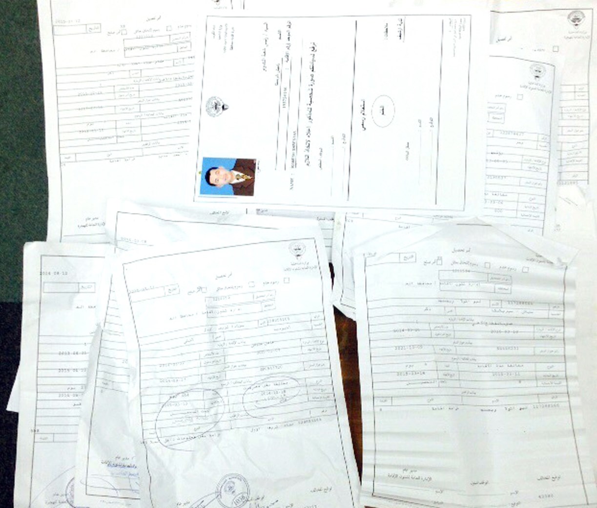 معاملات موثقة بالتواريخ والتواقيع