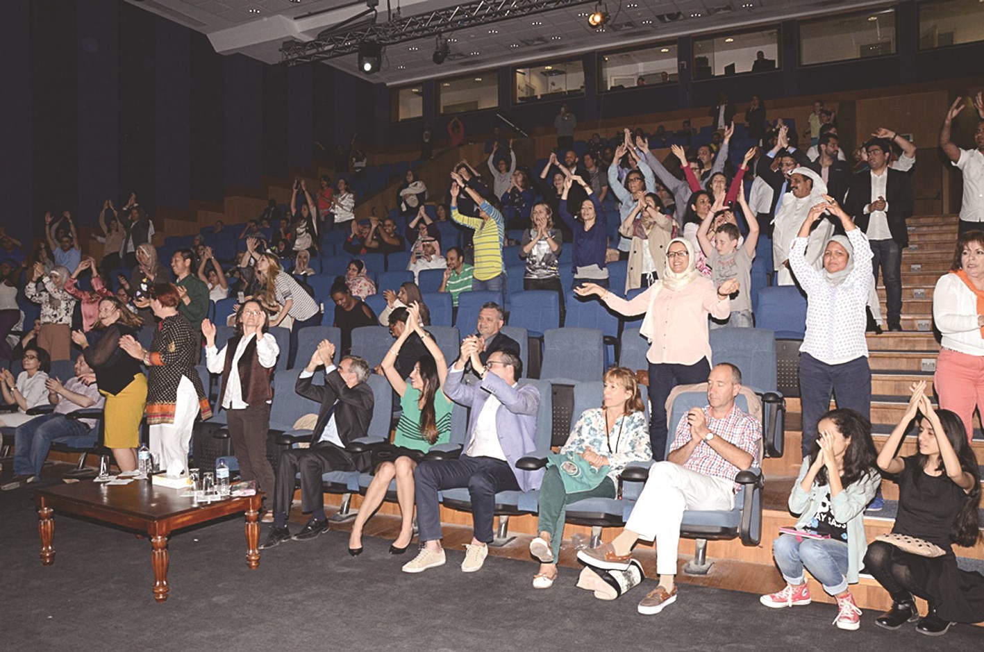 تفاعل الجمهور مع الفرقة