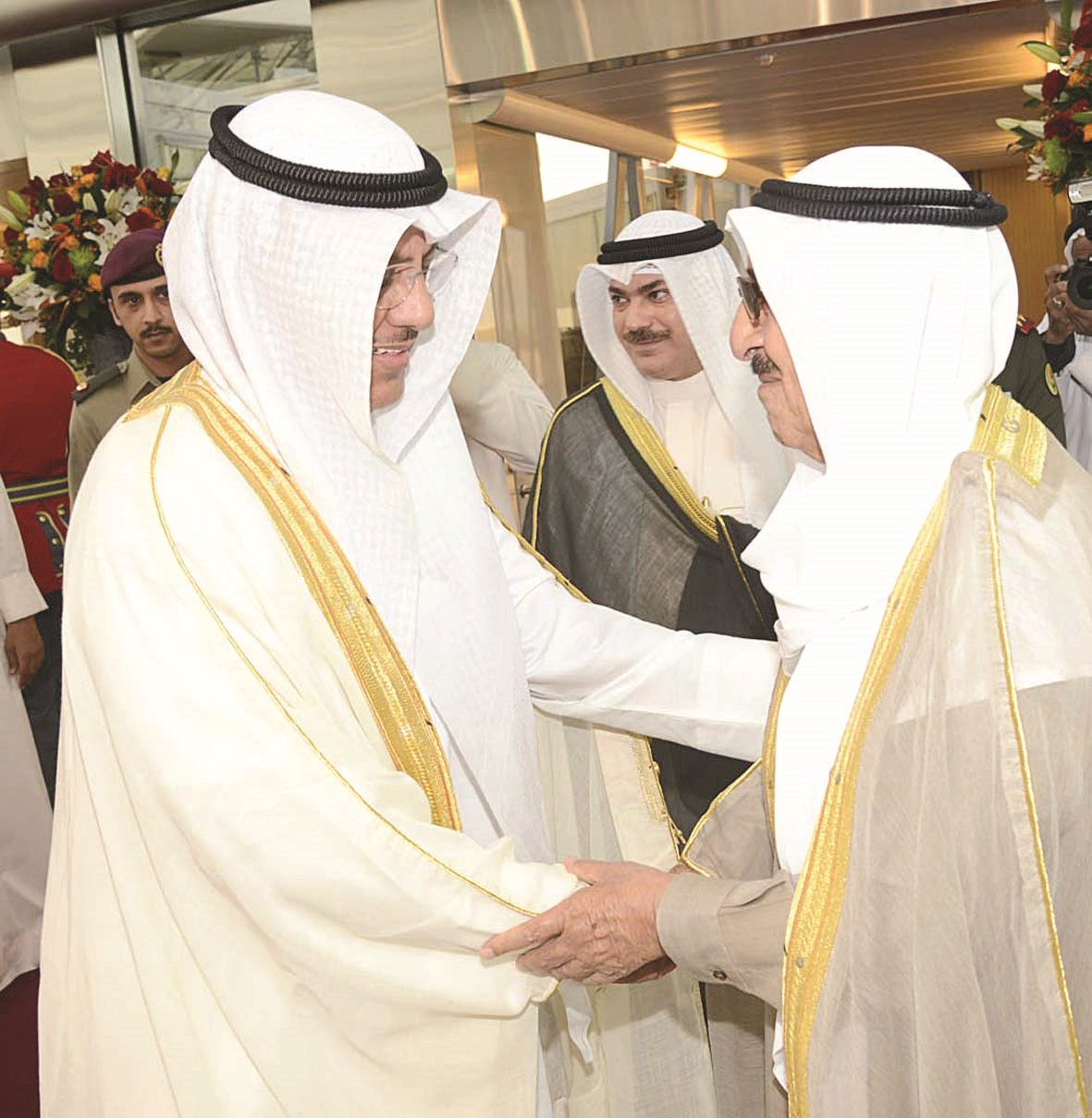 سموه مودعاً الخرينج