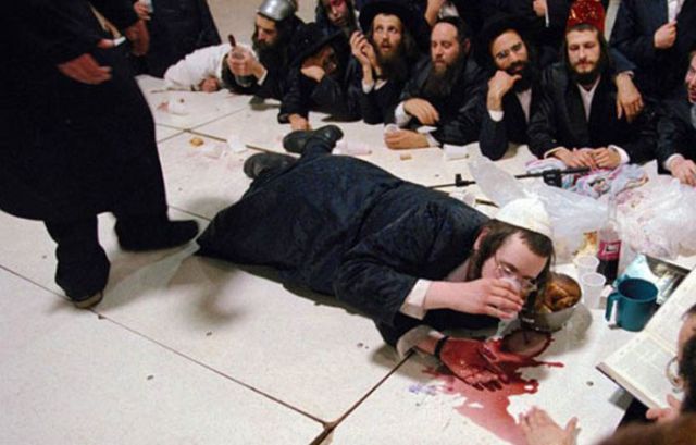 جانب من احتفال عيد المساخر عند اليهود