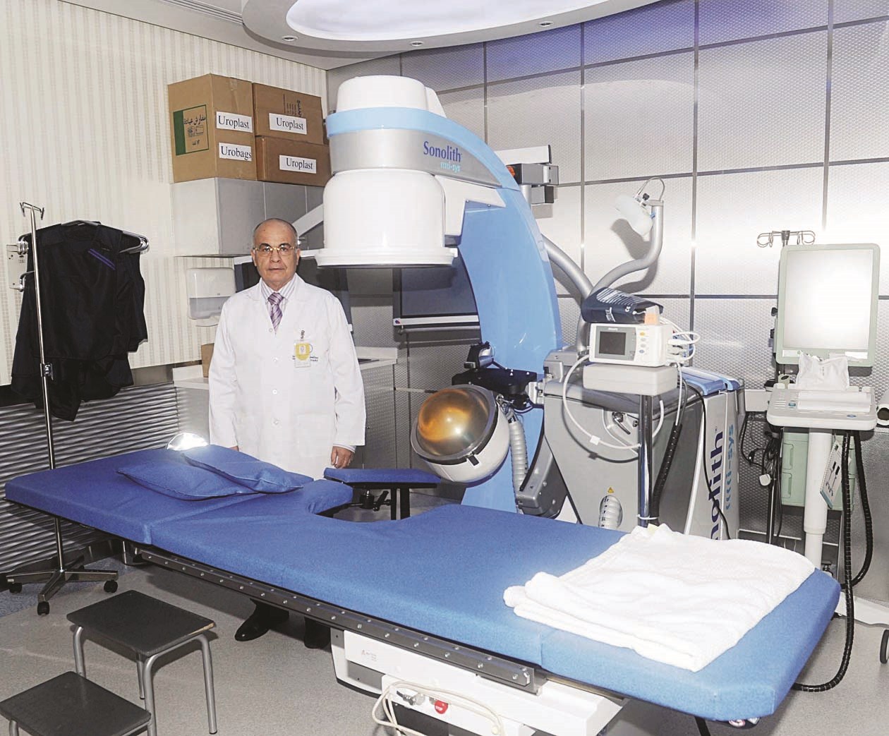 جانب من غرفة علاج المرض في «دار الشفاء»