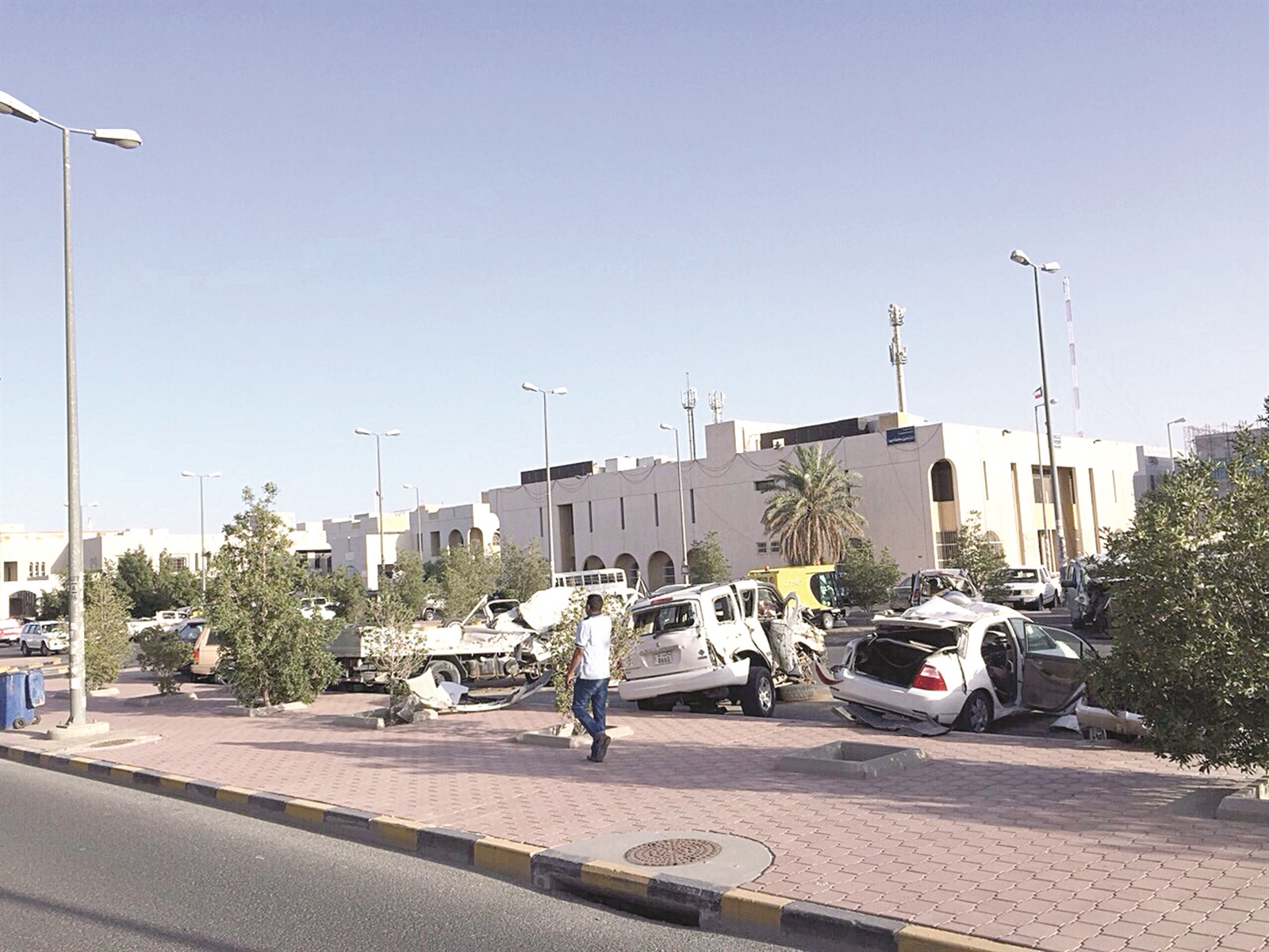 مواقف المستوصف اصبحت «سكراب»