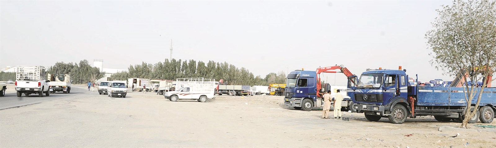 زحمة على المداخل