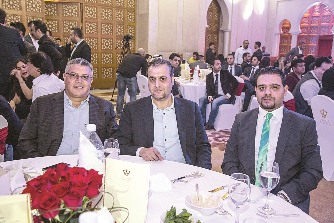 عماد المغربي وجمال الكيشاوي وجورج شايبه 