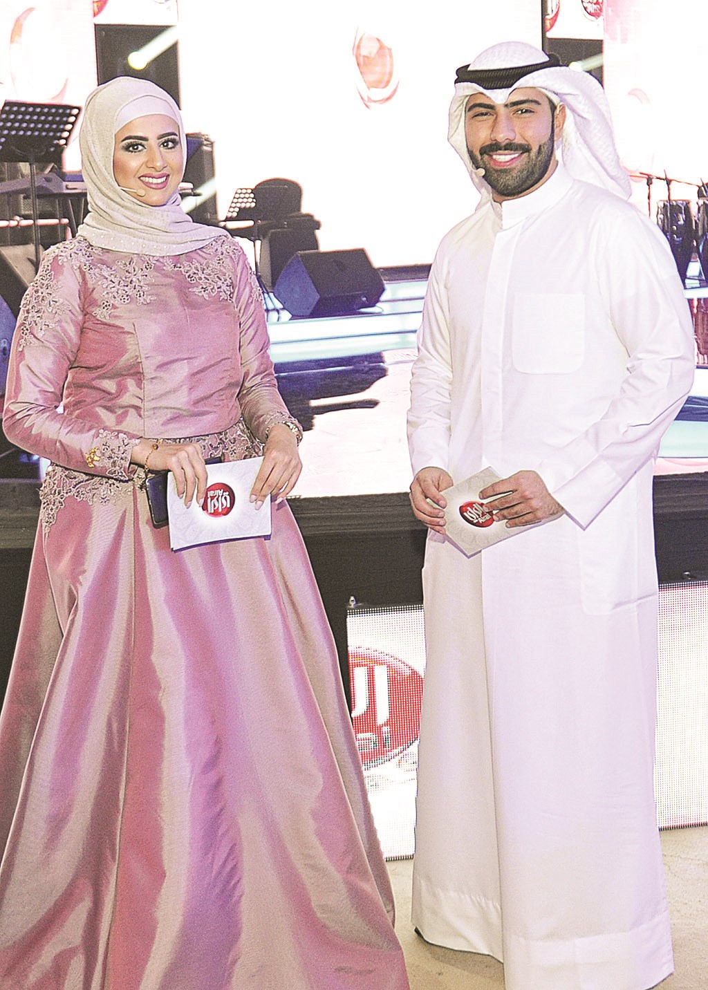 عريفا الحفل عبدالله مال الله وأسرار السعيد