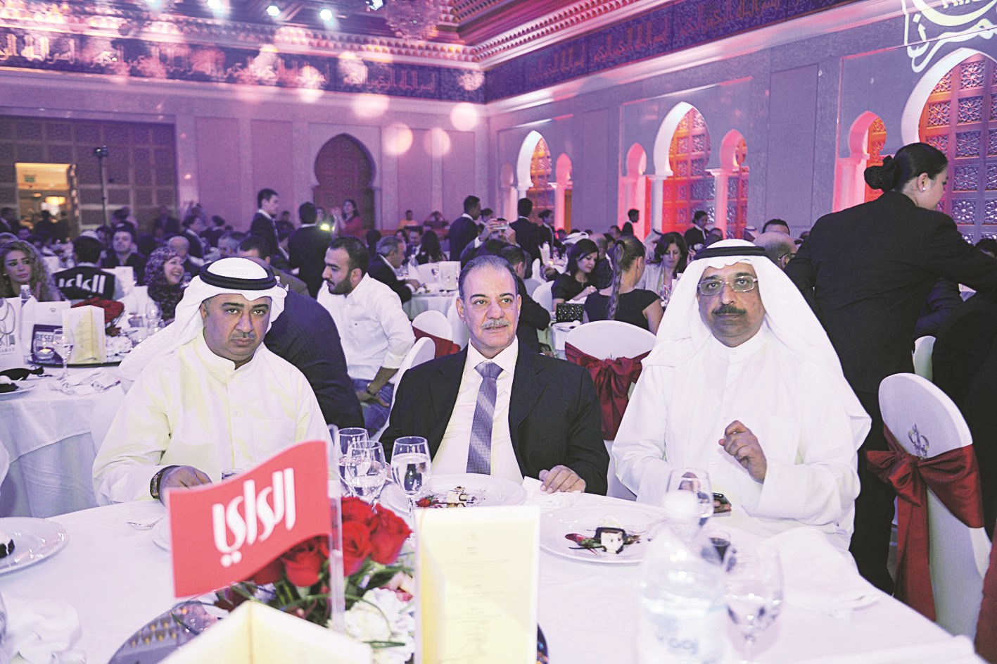 عبد الستار ناجي وجمال الدين مصطفى ومحمد مشعل