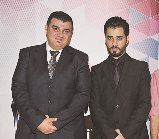 الزميلان علاء محمود وطارق ضاهر