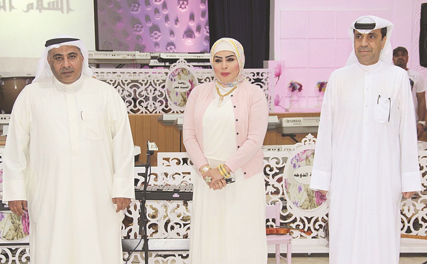 أسامة غريب وزكية أبل وناجي الزامل