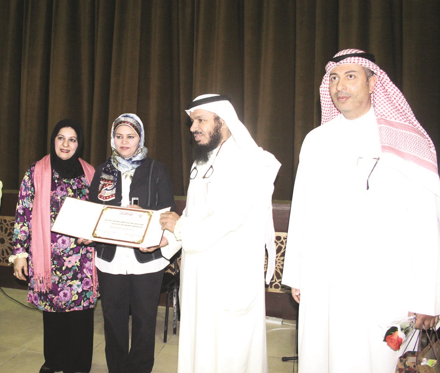 تكريم وفاء المنيع