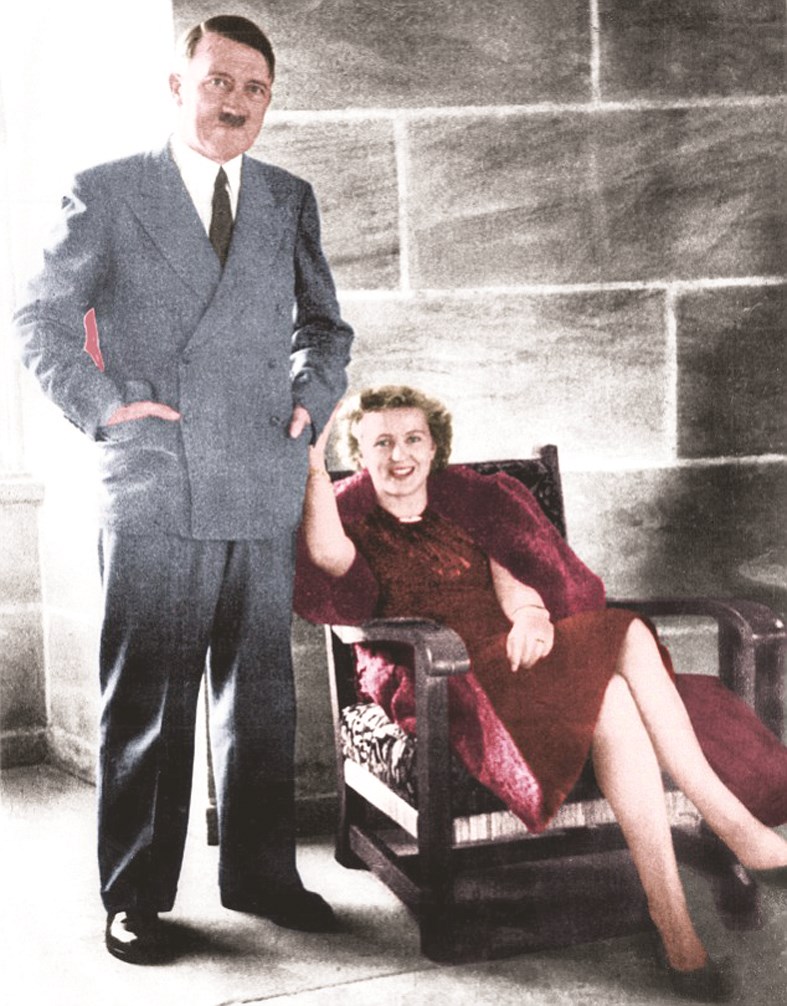 صورة هتلر مع عشيقته إيفا براون